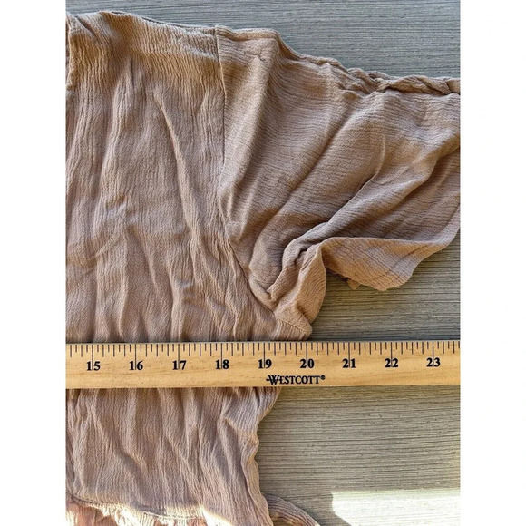 Vintage Basement USA Lagenlook Tunic Dress Dusty Pink Mauve Made In The US - Picture 5 of 6